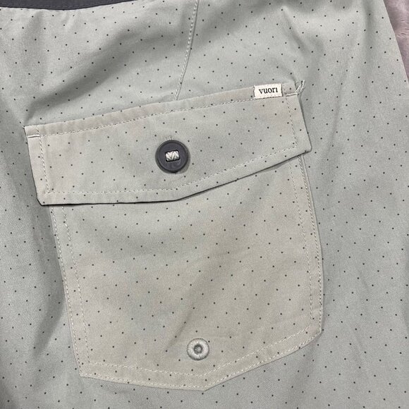 Vuori Mens Mint Green Swim Shorts Board Trunks With Drawstring Mens 38 - Picture 10 of 11